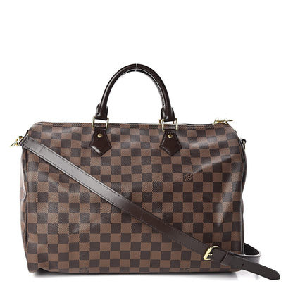 Louis Vuitton Damier Ebene Speedy Bandouliere 35 1 of 10