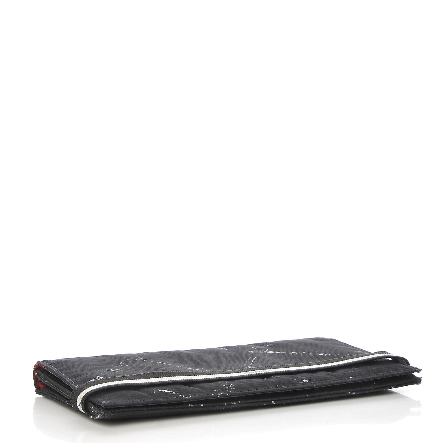 Chanel Nylon Travel Flap Wallet Black 5 of 10