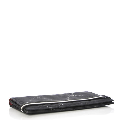 Chanel Nylon Travel Flap Wallet Black 5 of 10