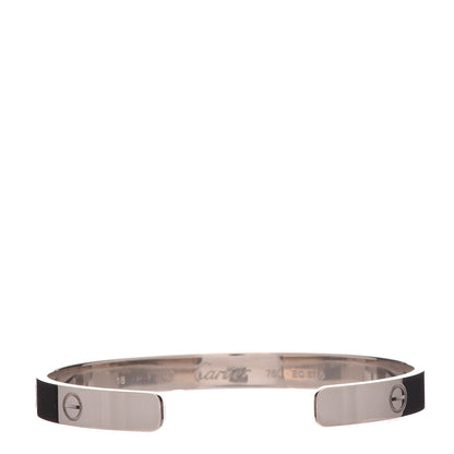 Cartier 18K White Gold LOVE Cuff Bracelet 18 3 of 7