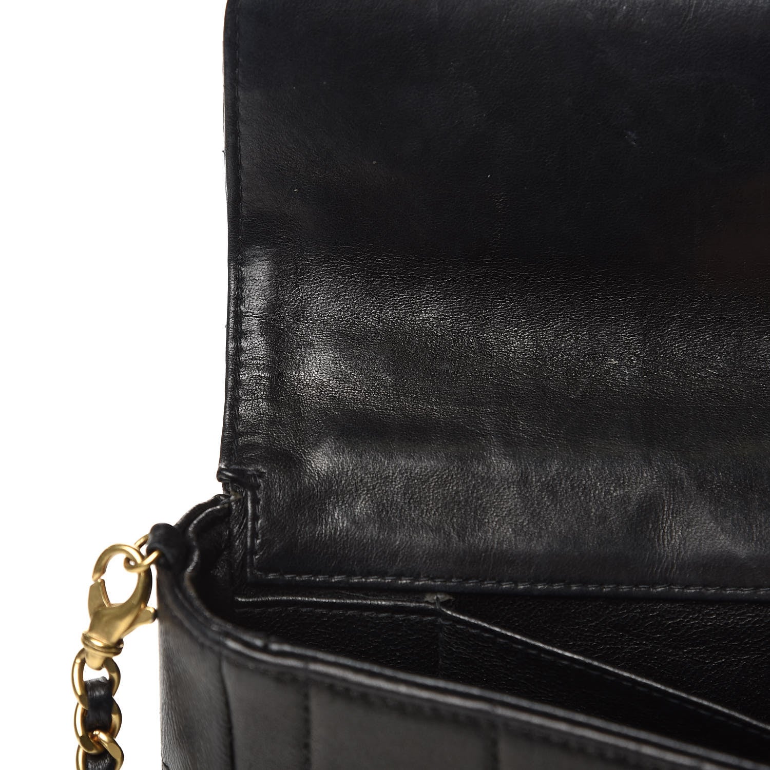 Chanel Lambskin East West Chocolate Bar Flap Black 14 of 15