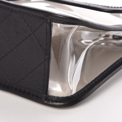 Chanel Lambskin PVC Medium Coco Sand Flap Black 9 of 10