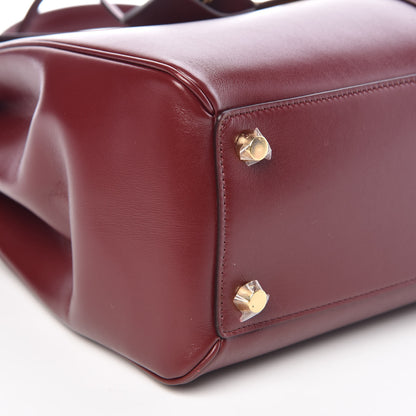 Celine Satinated Calfskin Medium 16 Top Handle Bag Light Burgundy 7 of 10