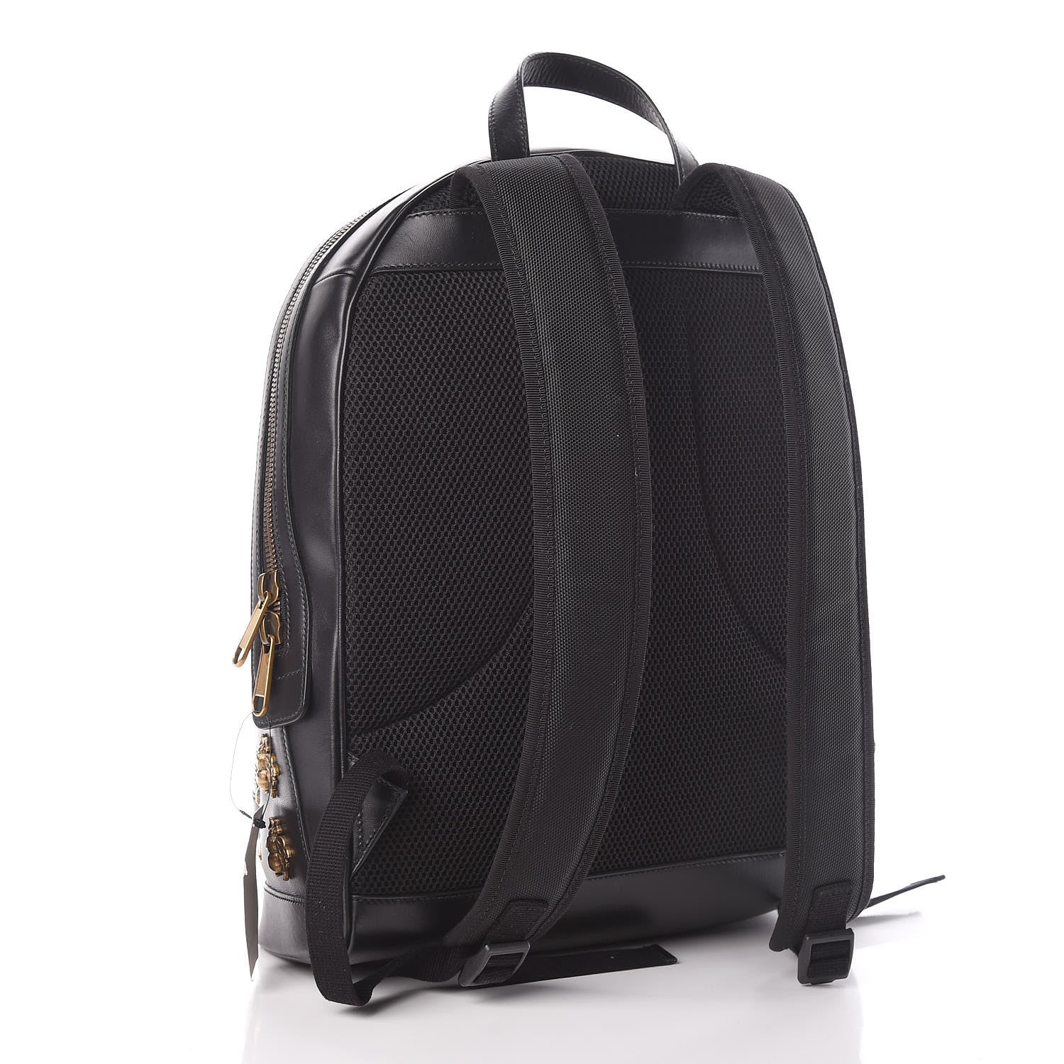 Gucci Calfskin Animal Studs Medium Day Backpack Black 3 of 10