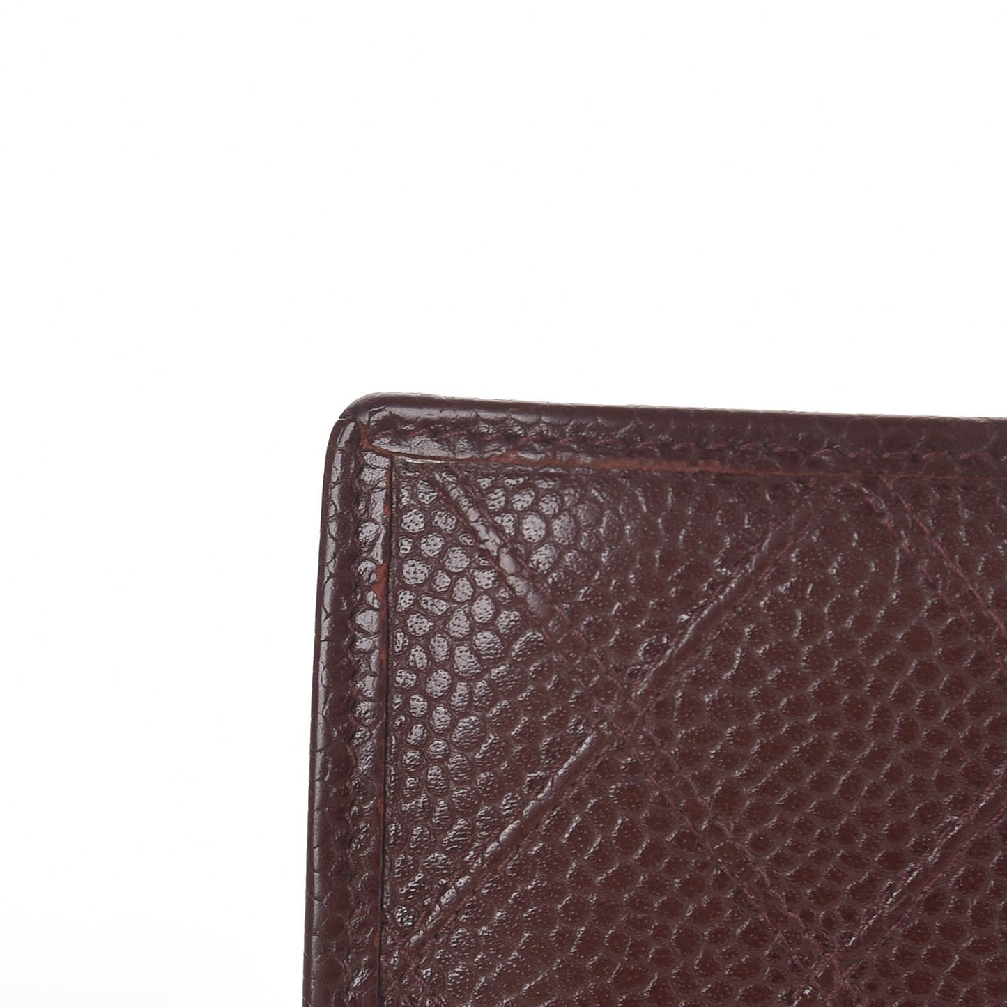 Caviar Stitched French Wallet Brown