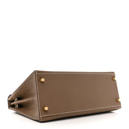 Hermes Epsom Kelly Sellier 28 Etoupe 4 of 17