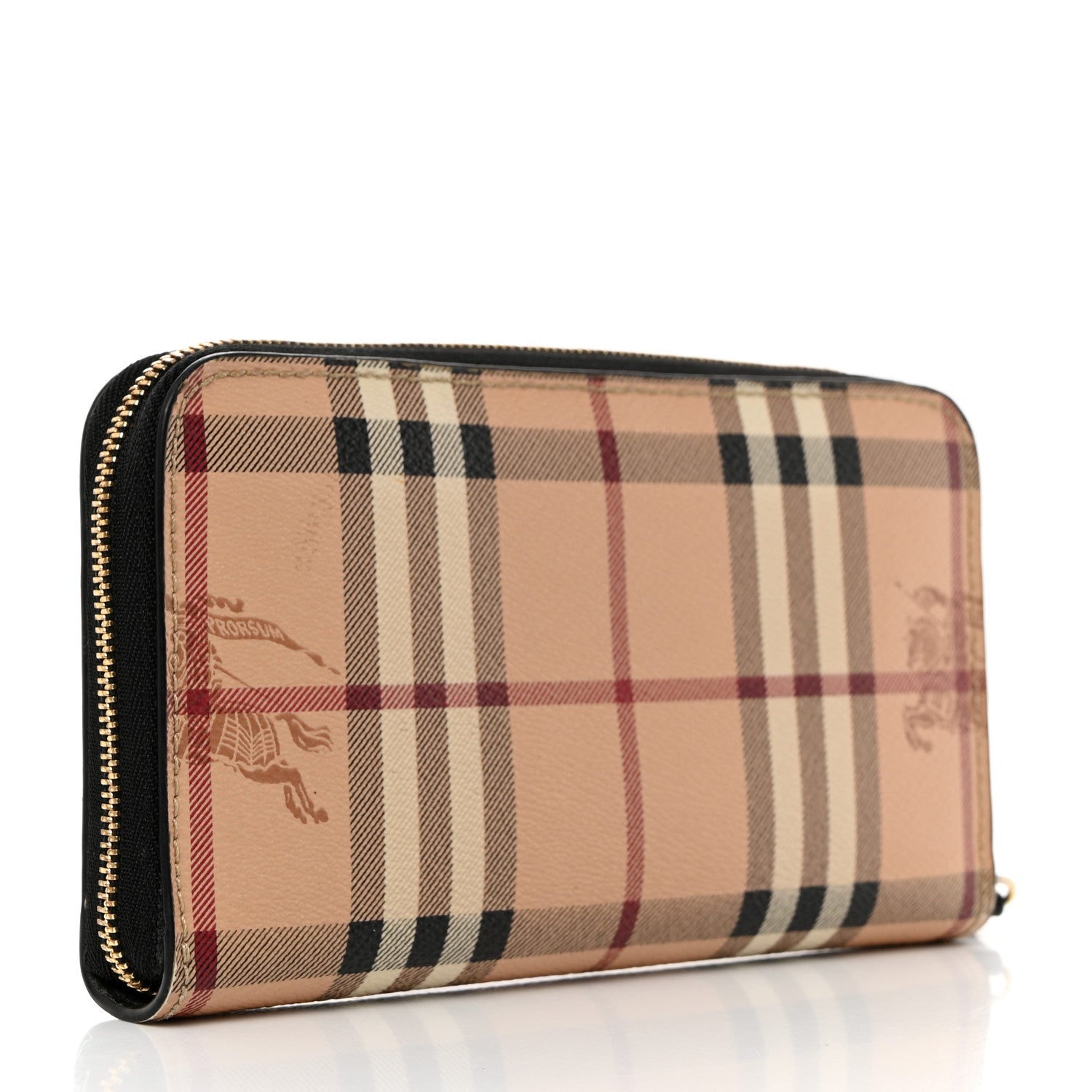 Burberry Haymarket Check Zip Around Wallet 3 of 11