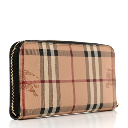 Burberry Haymarket Check Zip Around Wallet 3 of 11