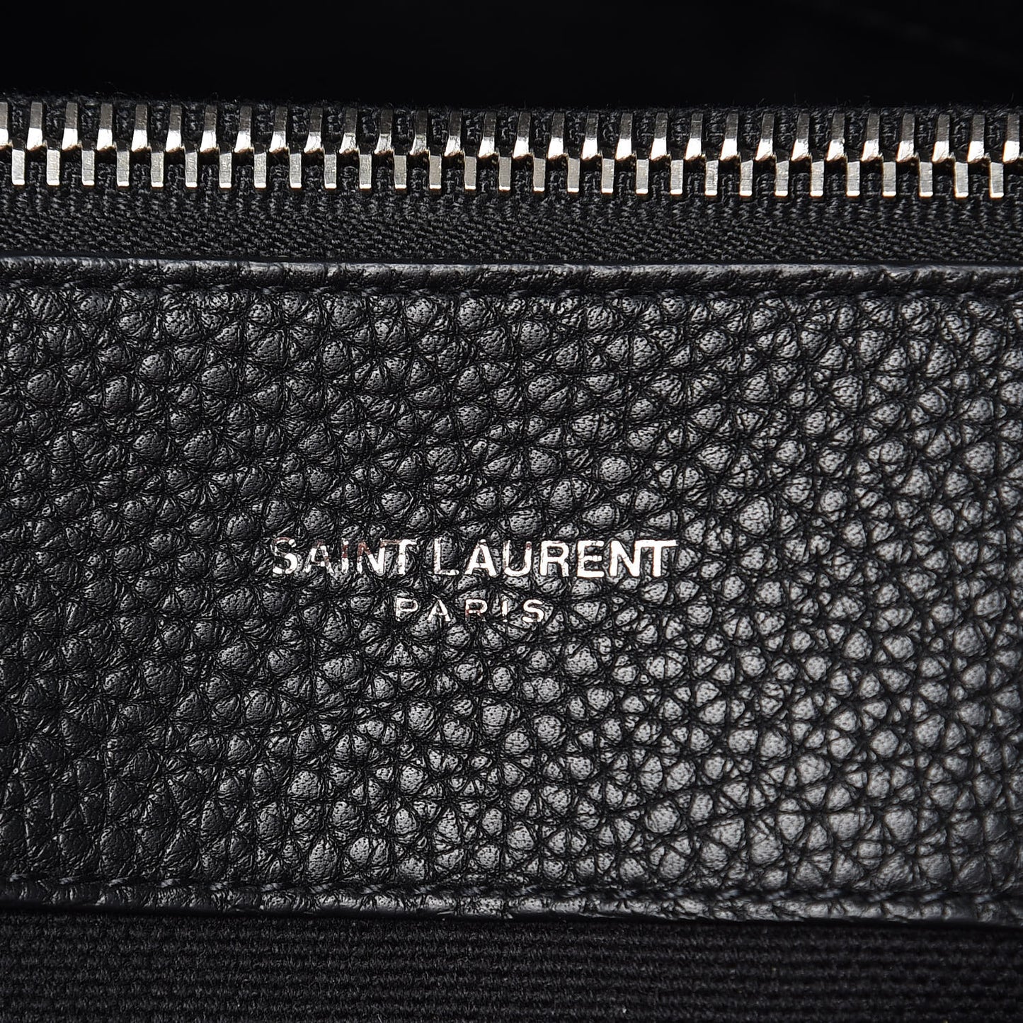 Grained Calfskin Small Supple Sac De Jour Black