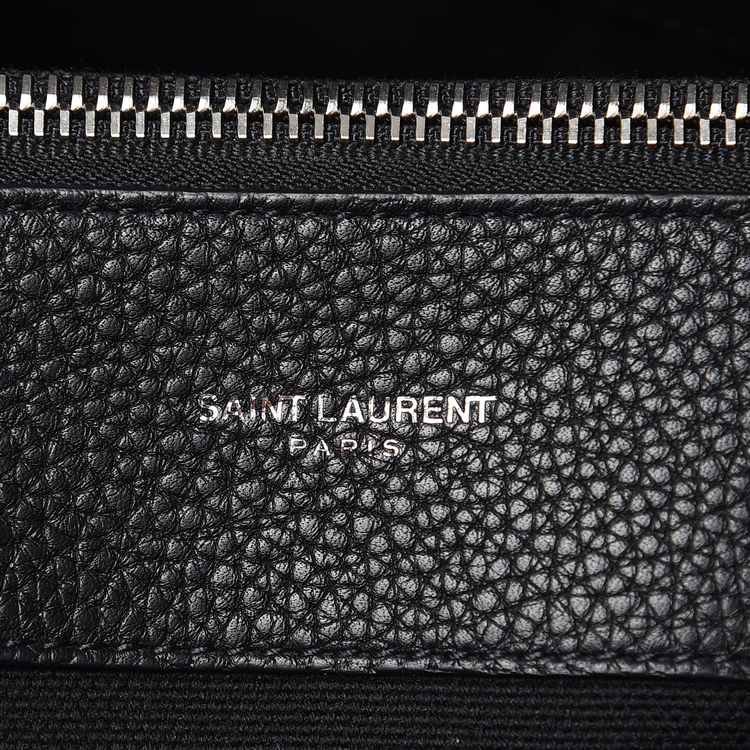 Saint Laurent Grained Calfskin Small Supple Sac De Jour Black 7 of 11