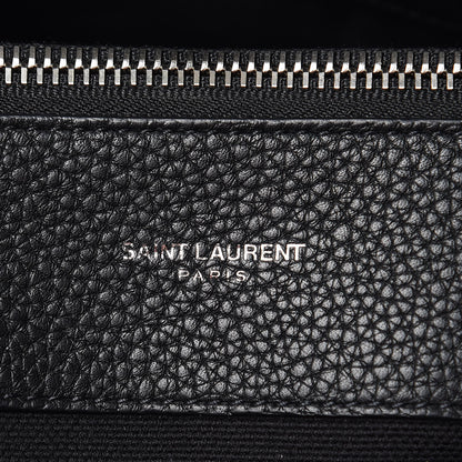 Saint Laurent Grained Calfskin Small Supple Sac De Jour Black 7 of 11