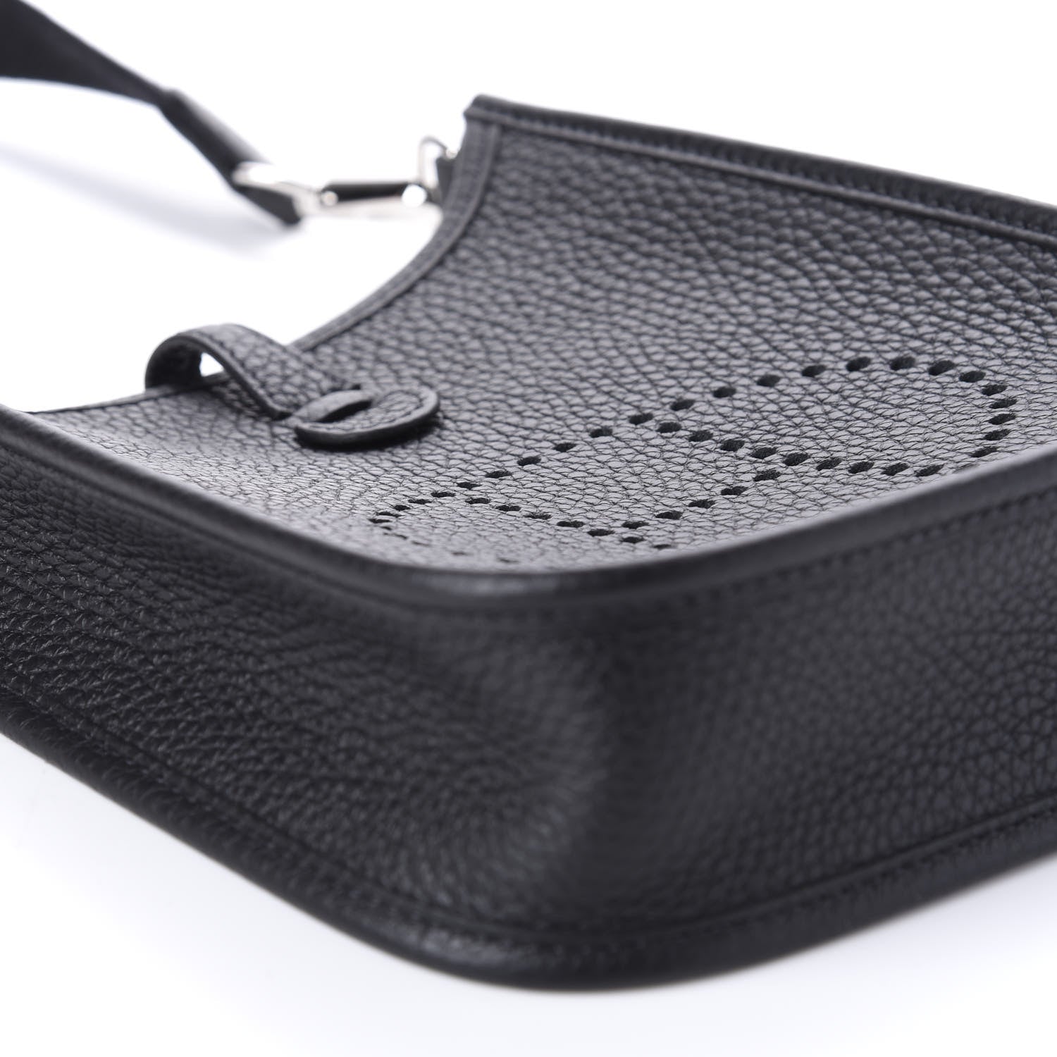Hermes Taurillon Clemence Evelyne TPM Black 6 of 10
