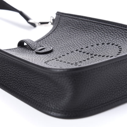 Hermes Taurillon Clemence Evelyne TPM Black 6 of 10