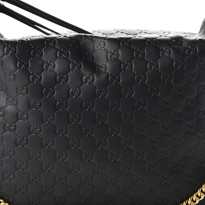 Gucci Guccissima Signature Large Linea A Hobo Black 10 of 10