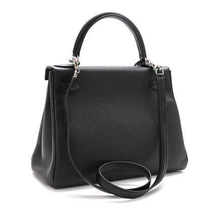 Hermes Togo Kelly Retourne 28 Black 3 of 12