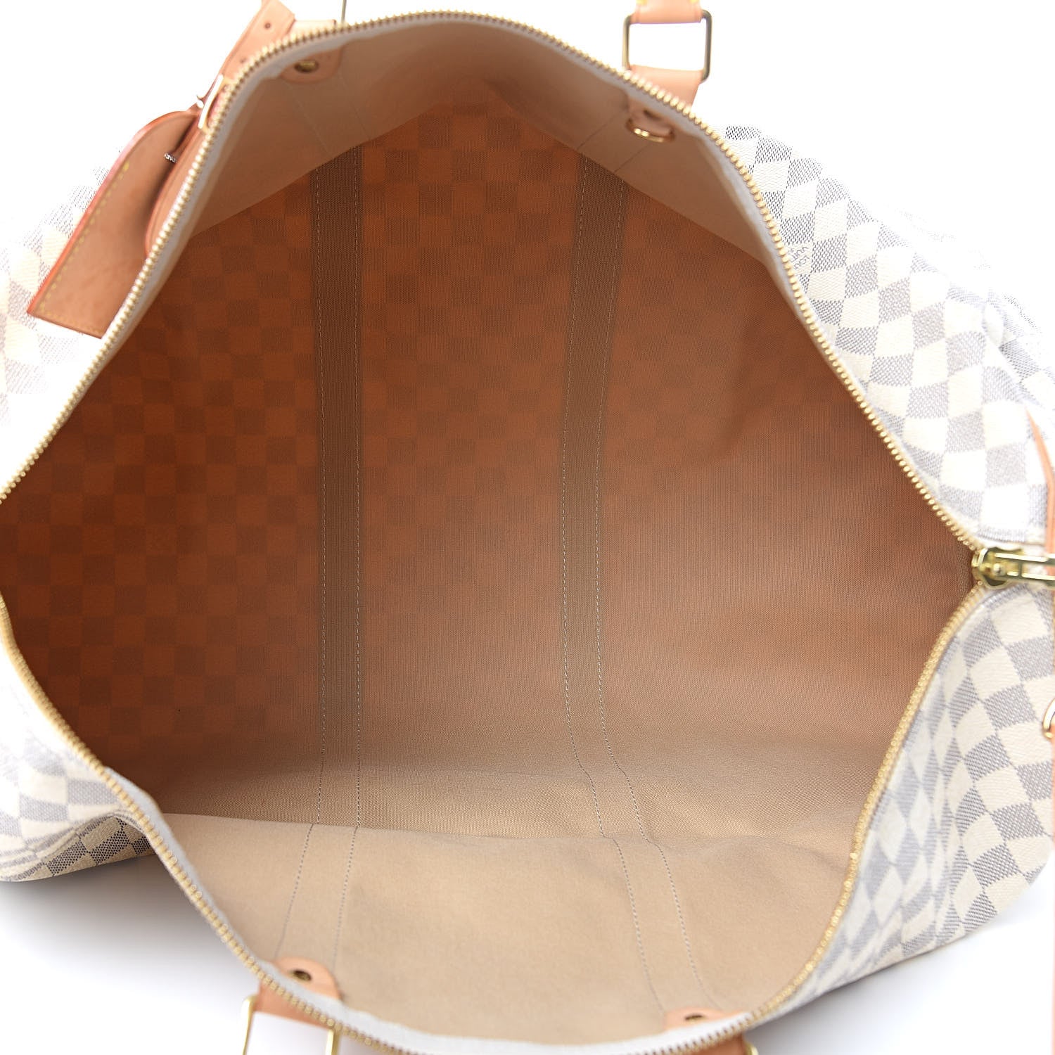 Louis Vuitton Damier Azur Keepall Bandouliere 55 5 of 16