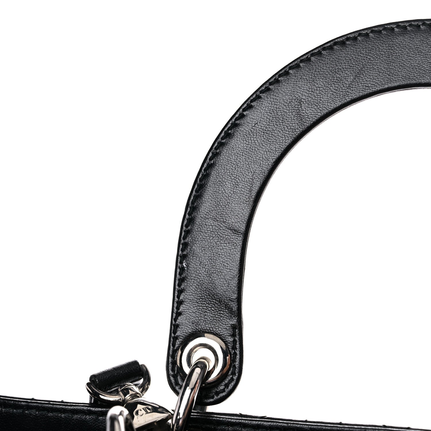 Christian Dior Lambskin Cannage Large Lady Dior Black 21 of 21