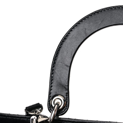 Christian Dior Lambskin Cannage Large Lady Dior Black 21 of 21