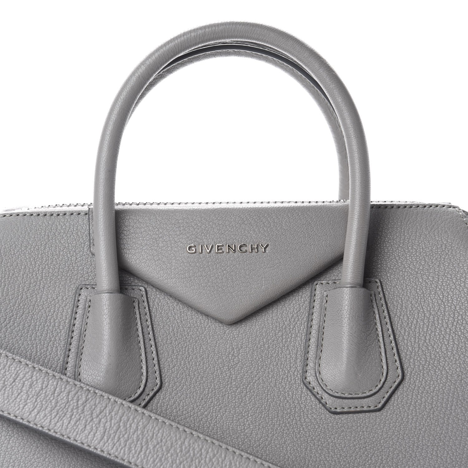 Givenchy Sugar Goatskin Medium Antigona Pearl Grey 13 of 13