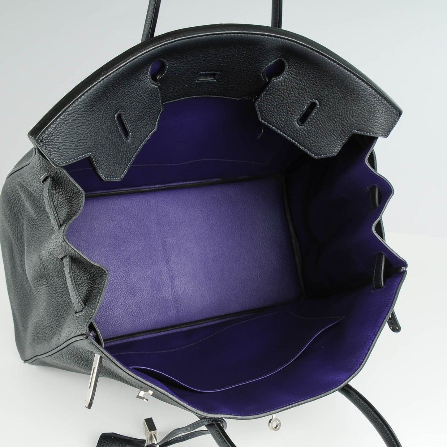 Togo Horseshoe Birkin 40 Indigo Iris