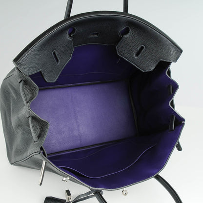 Hermes Togo Horseshoe Birkin 40 Indigo Iris 22 of 23