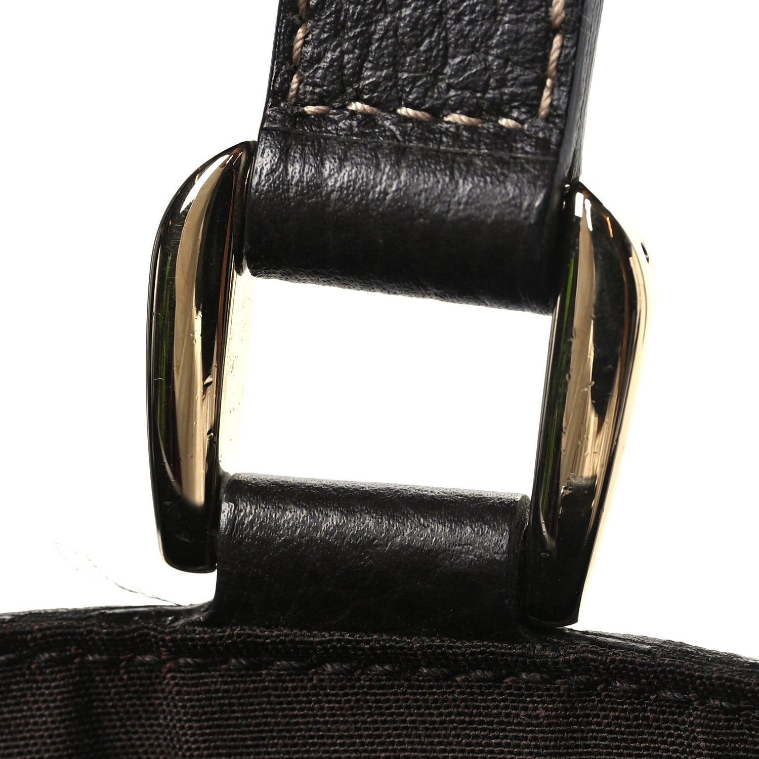 Gucci Crystal Monogram Abbey D Ring Tote Dark Brown 11 of 11
