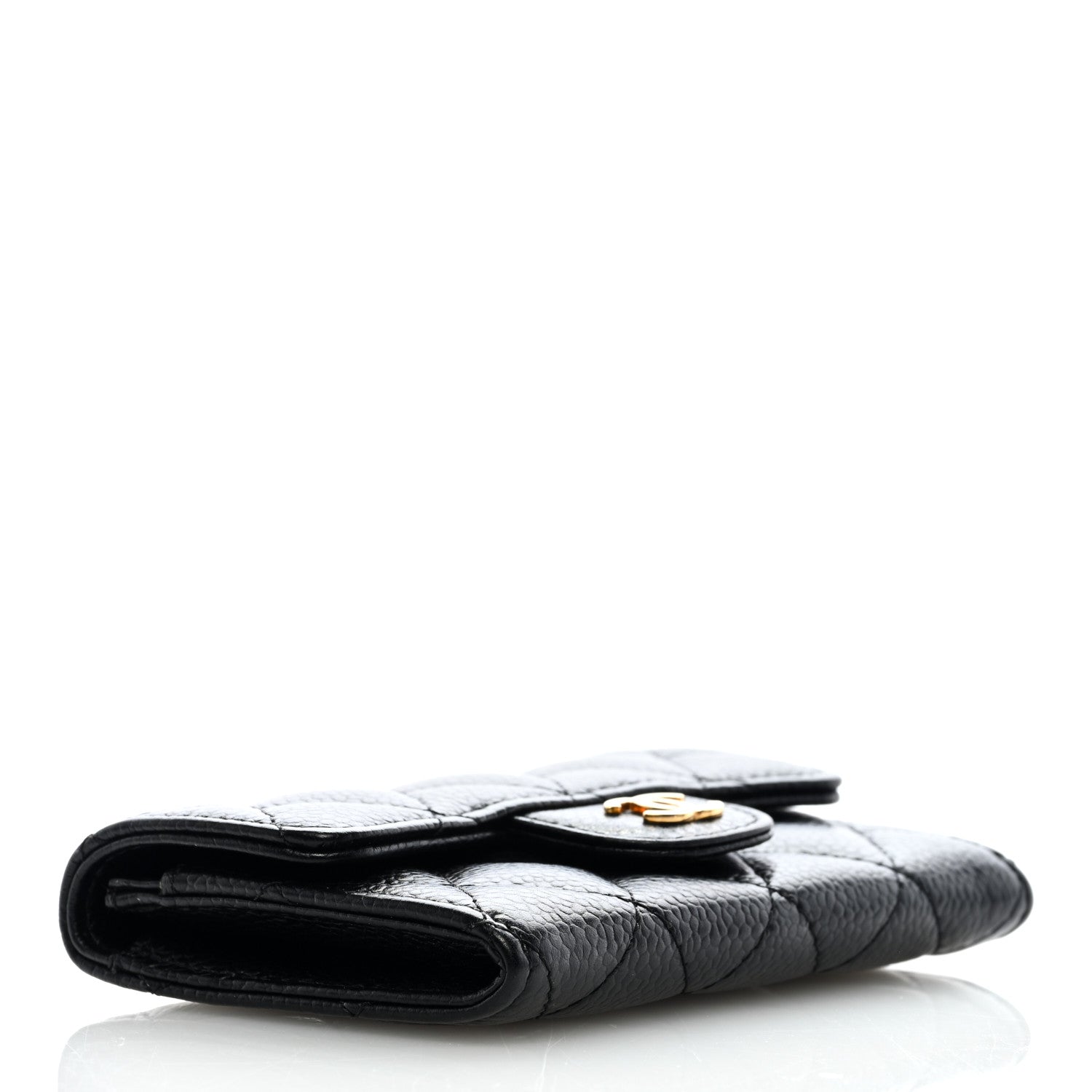 Chanel Caviar Quilted Flap Card Holder Black 4 of 8