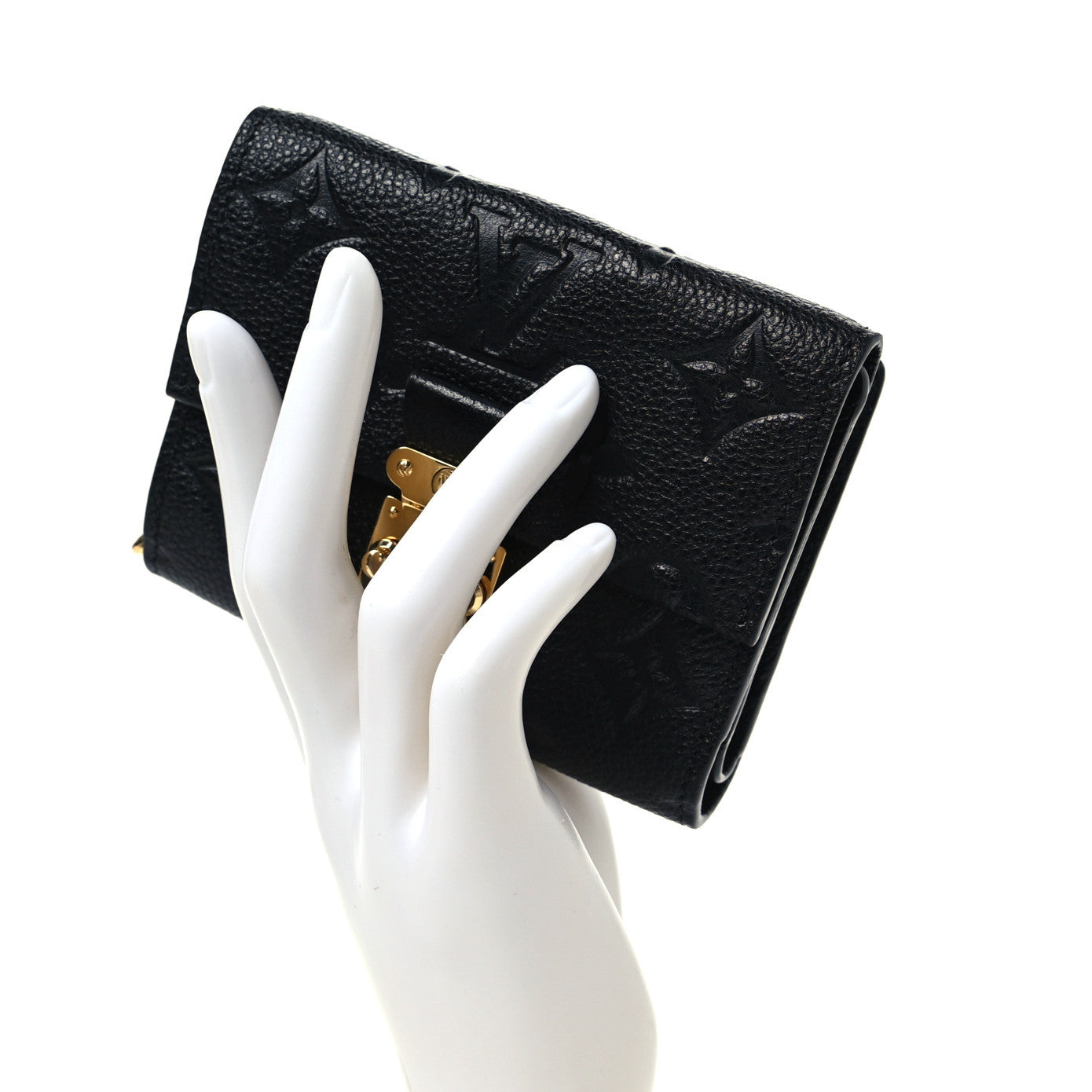 Louis Vuitton Empreinte Metis Compact Wallet Black 2 of 8
