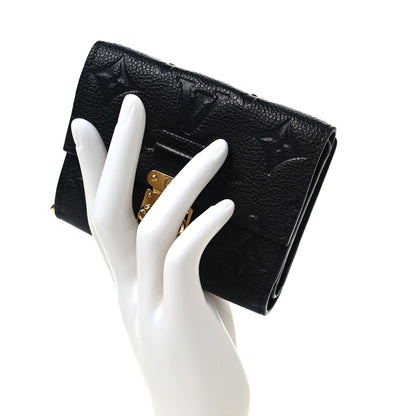 Louis Vuitton Empreinte Metis Compact Wallet Black 2 of 8