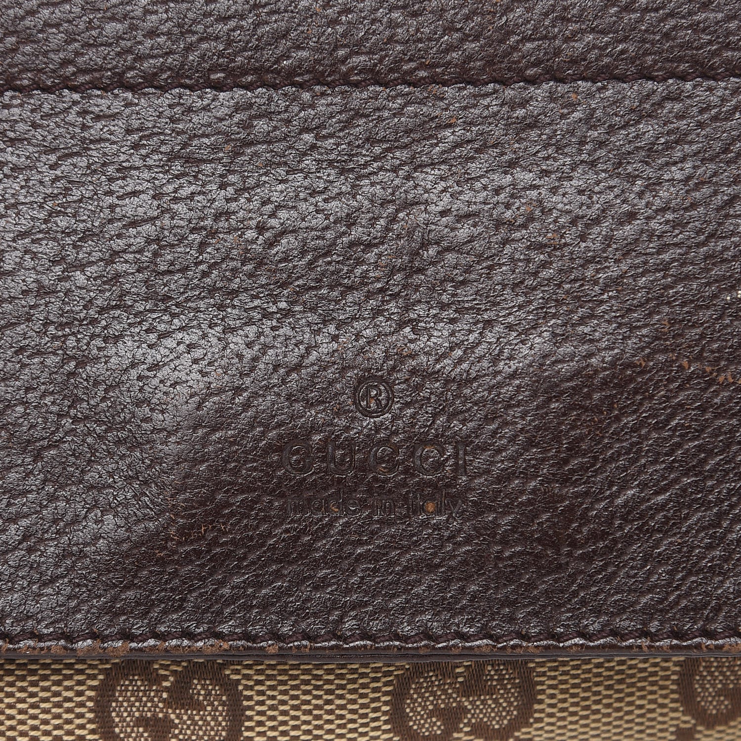 Gucci Monogram Web Belt Bag Dark Brown 8 of 15