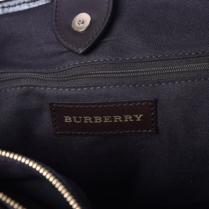 Burberry Haymarket Check Large Northfield Tote Chocolate 6 of 11