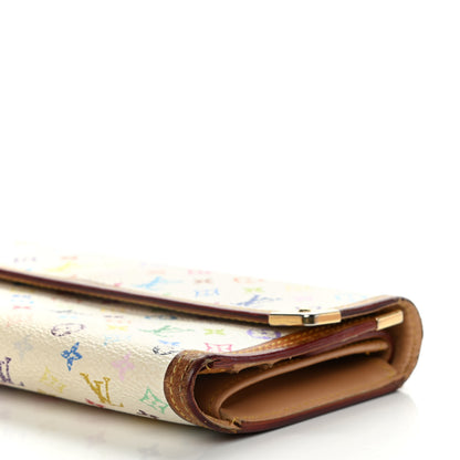 Louis Vuitton Monogram Multicolor Porte Tresor International Wallet White 10 of 19