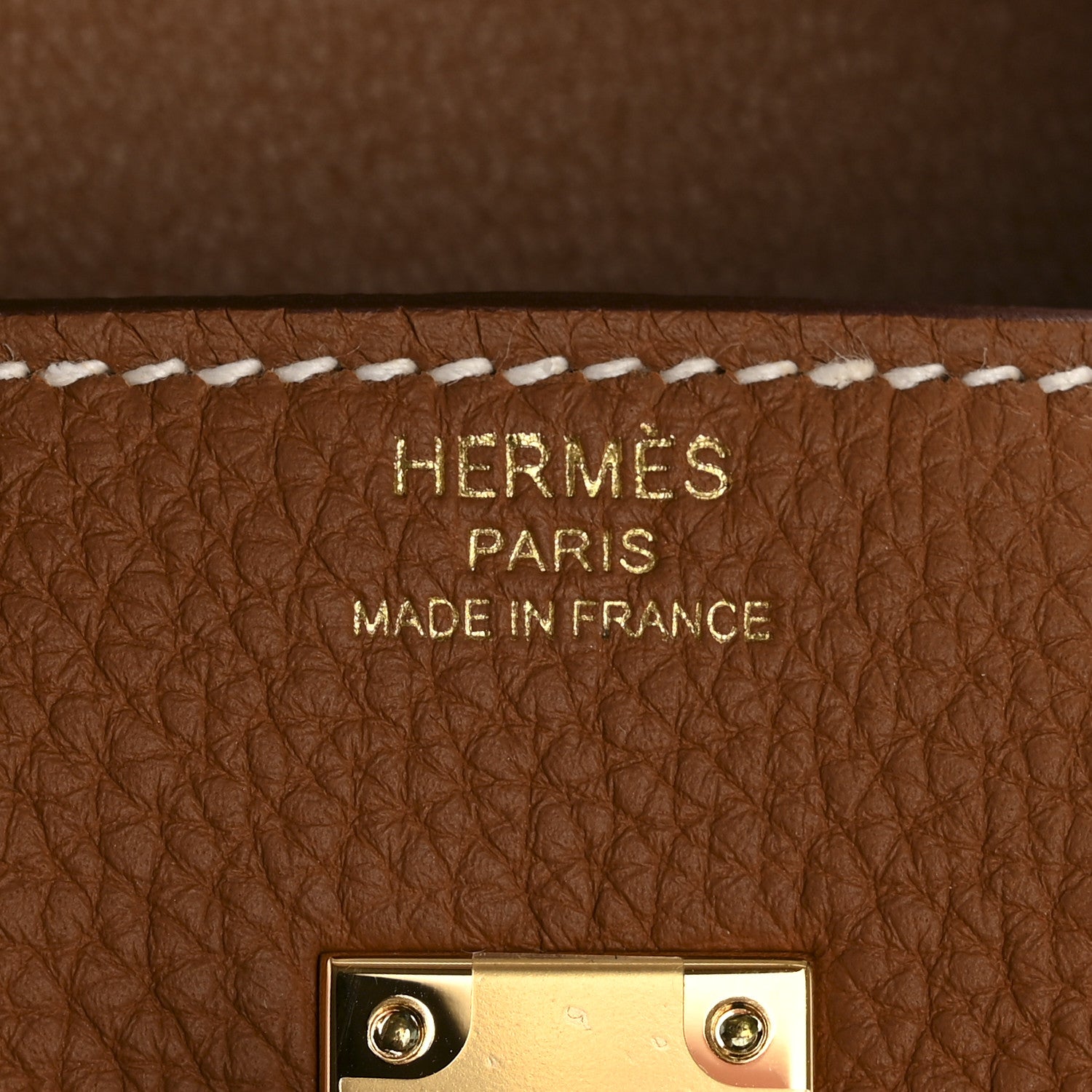 Hermes Togo Birkin 25 Gold 6 of 11