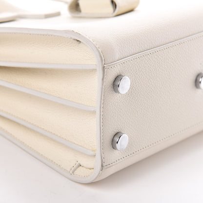 Saint Laurent Grained Calfskin Nano Sac de Jour Dove White 9 of 16