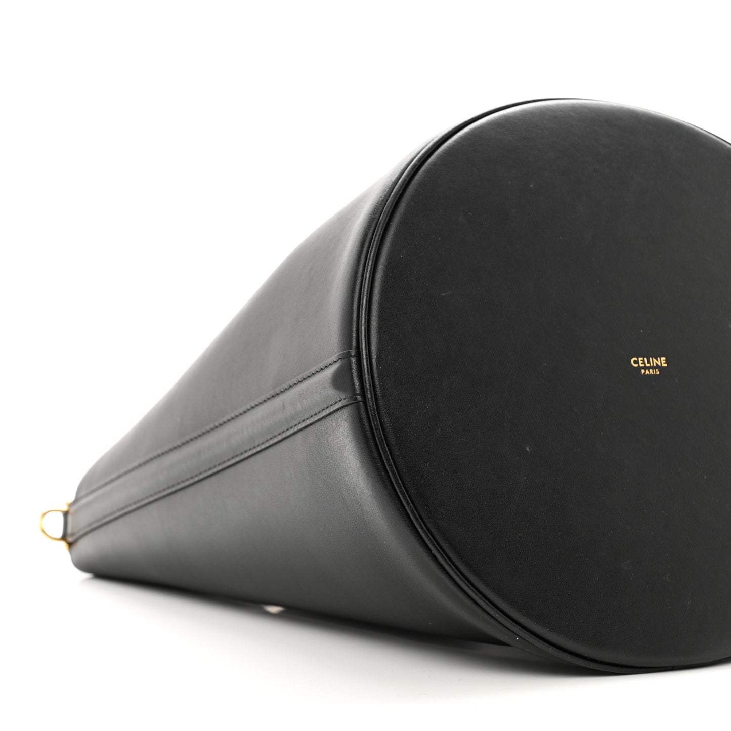 Smooth Calfskin Bucket 16 Bag Black