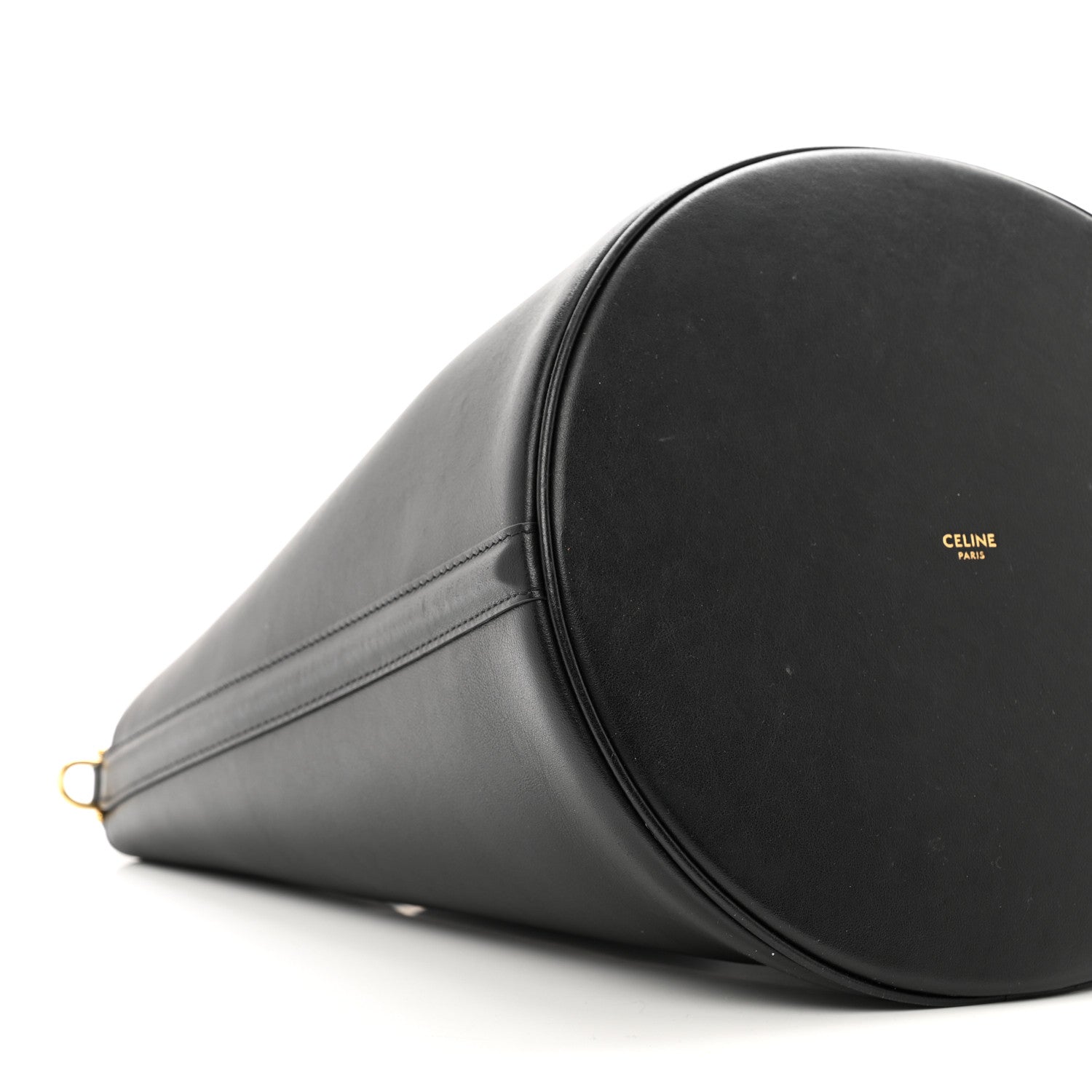 Celine Smooth Calfskin Bucket 16 Bag Black 8 of 9