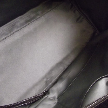 Chanel Glazed Caviar Pocket In The City Tote Dark Brown 7 of 12