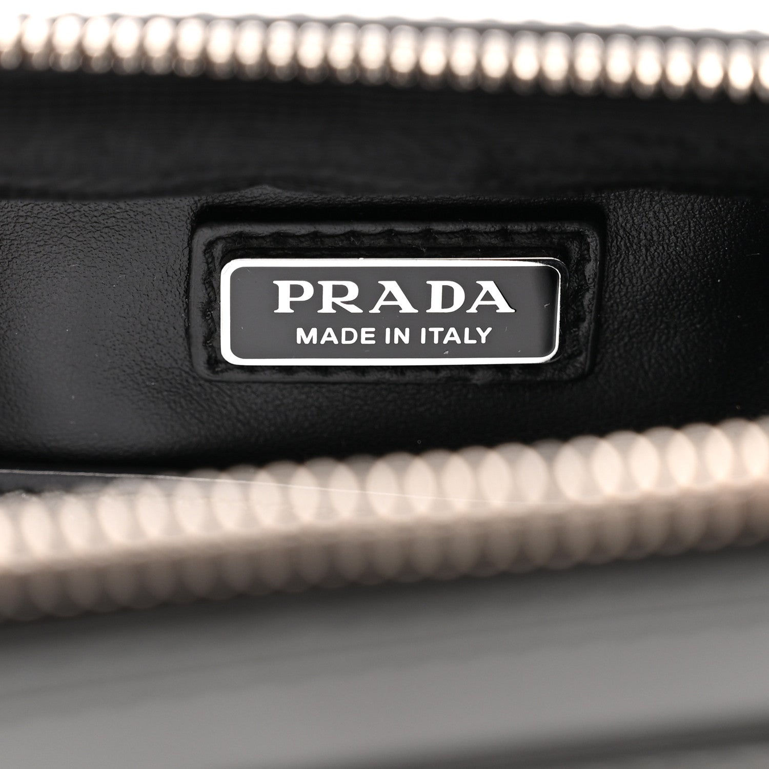 Prada Spazzolato Medium Brique Crossbody Bag Black 6 of 10