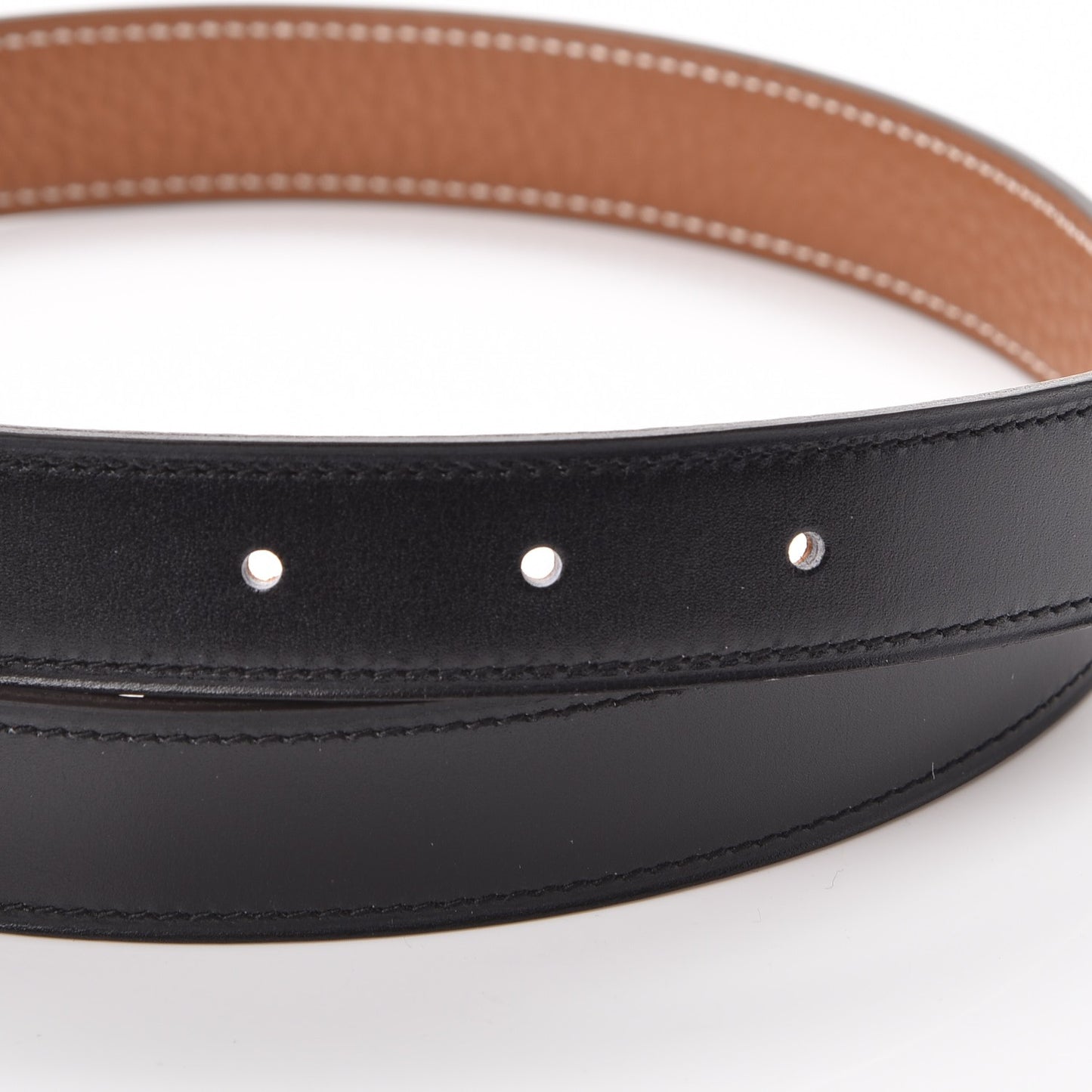 Box Togo 24mm Belt Strap 75 Black Gold