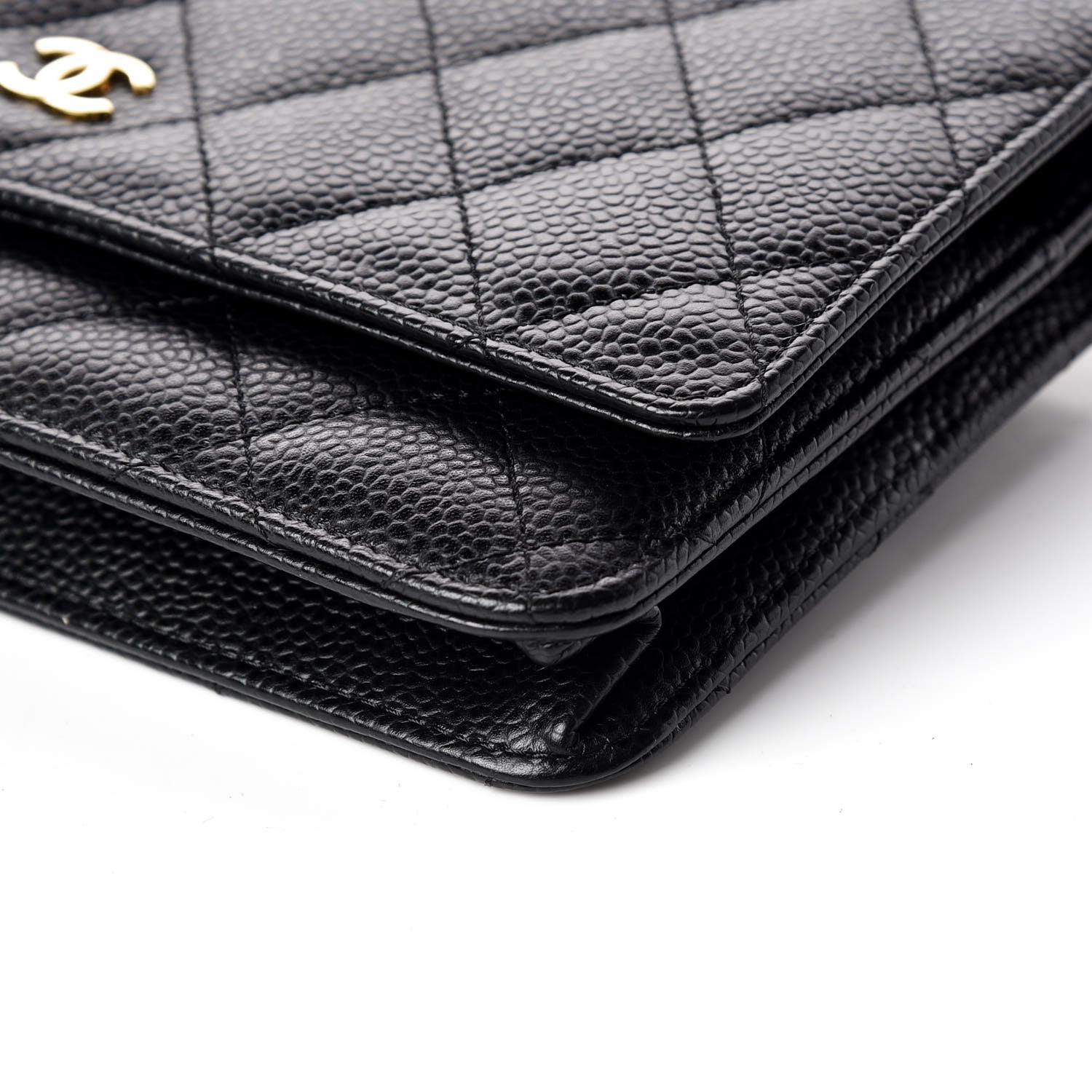 Chanel Caviar Quilted Wallet On Chain WOC Black 6 of 11