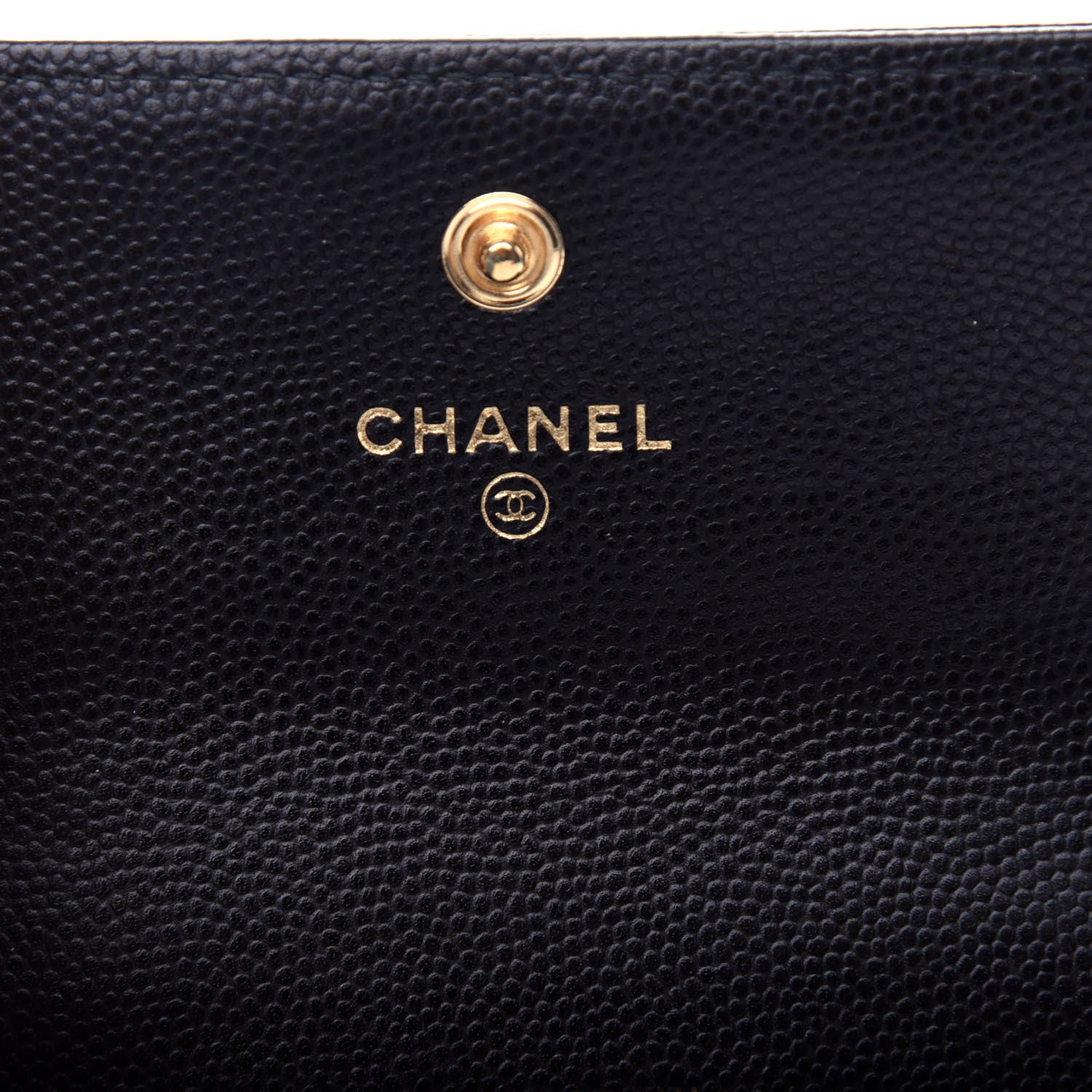 Chanel Caviar Quilted Boy Flap Card Holder Black 6 of 10