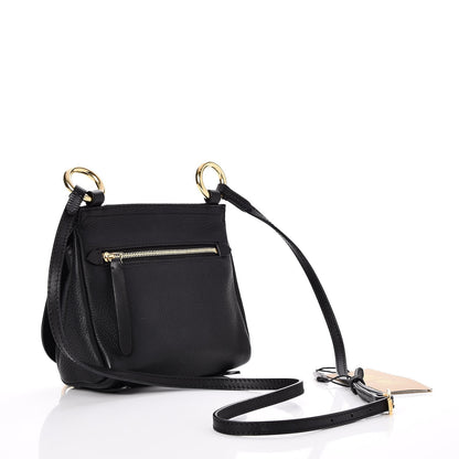 Burberry Calfskin Baby Bridle Saddle Bag Black 3 of 7
