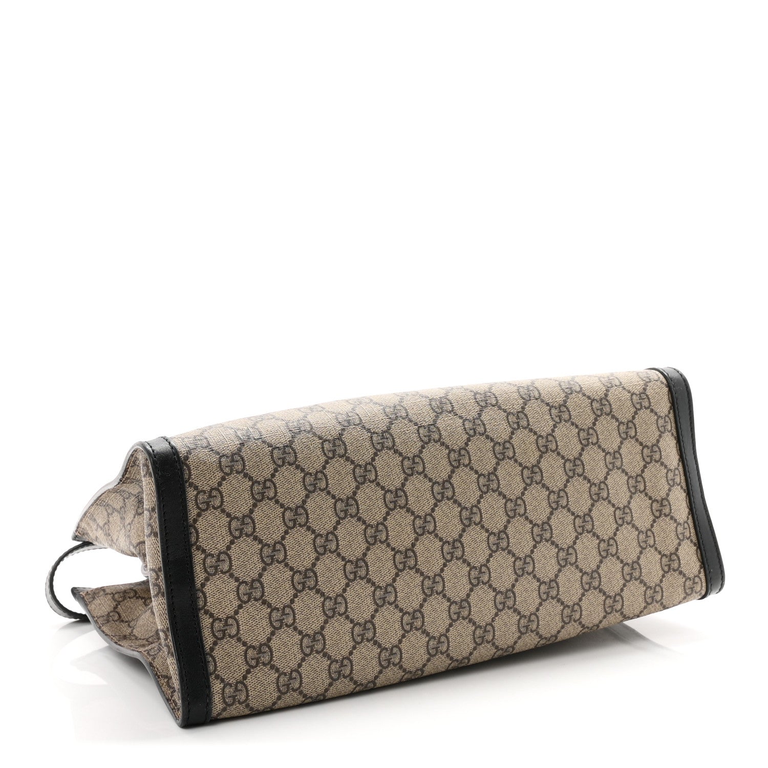Gucci GG Supreme Monogram Medium Padlock Tote Black 4 of 10