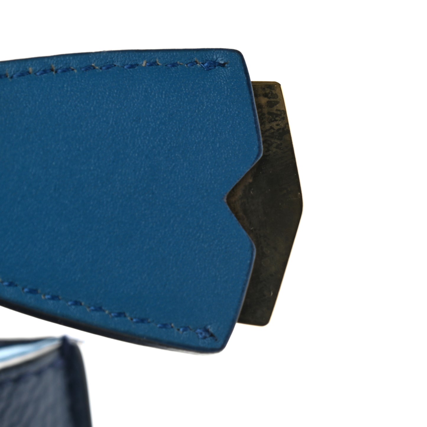 Grained Calfskin Medium Milla Tote Navy