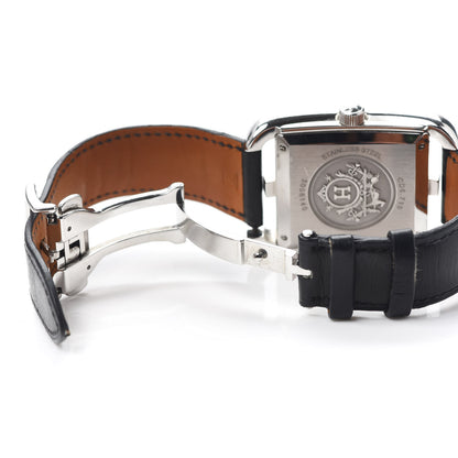 Hermes Stainless Steel Barenia 36mm Cape Cod Automatic Watch Noir 5 of 6
