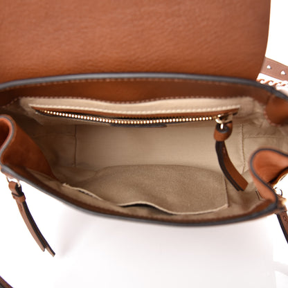 Chloe Suede Calfskin Small Faye Backpack Tobacco 7 of 9