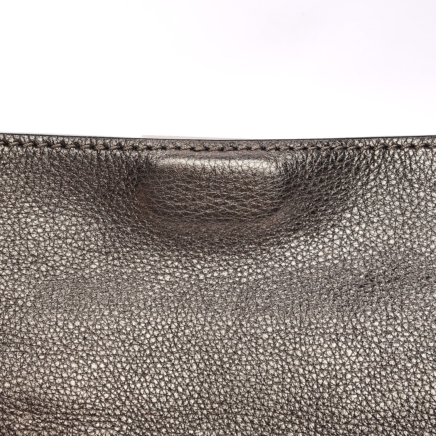 Metallic Pebbled Calfskin Small Rockstud Flip-Lock Messenger Bag Sasso
