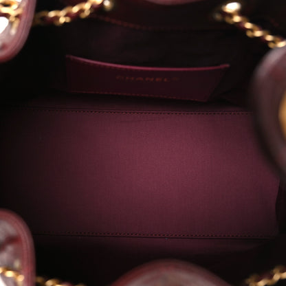 Chanel Caviar Quilted Small Chanel 25 Handbag Burgundy 5 of 12