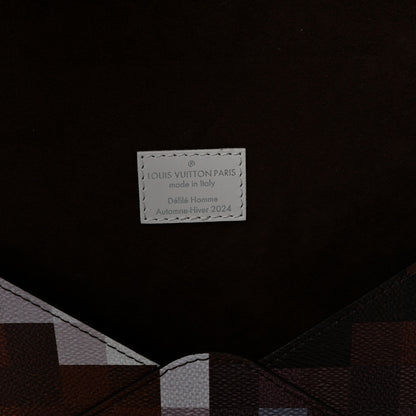 Louis Vuitton Calfskin Cowmooflage Mark Folder Brown 6 of 6