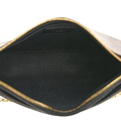 Louis Vuitton Monogram Pallas Clutch Black 5 of 10